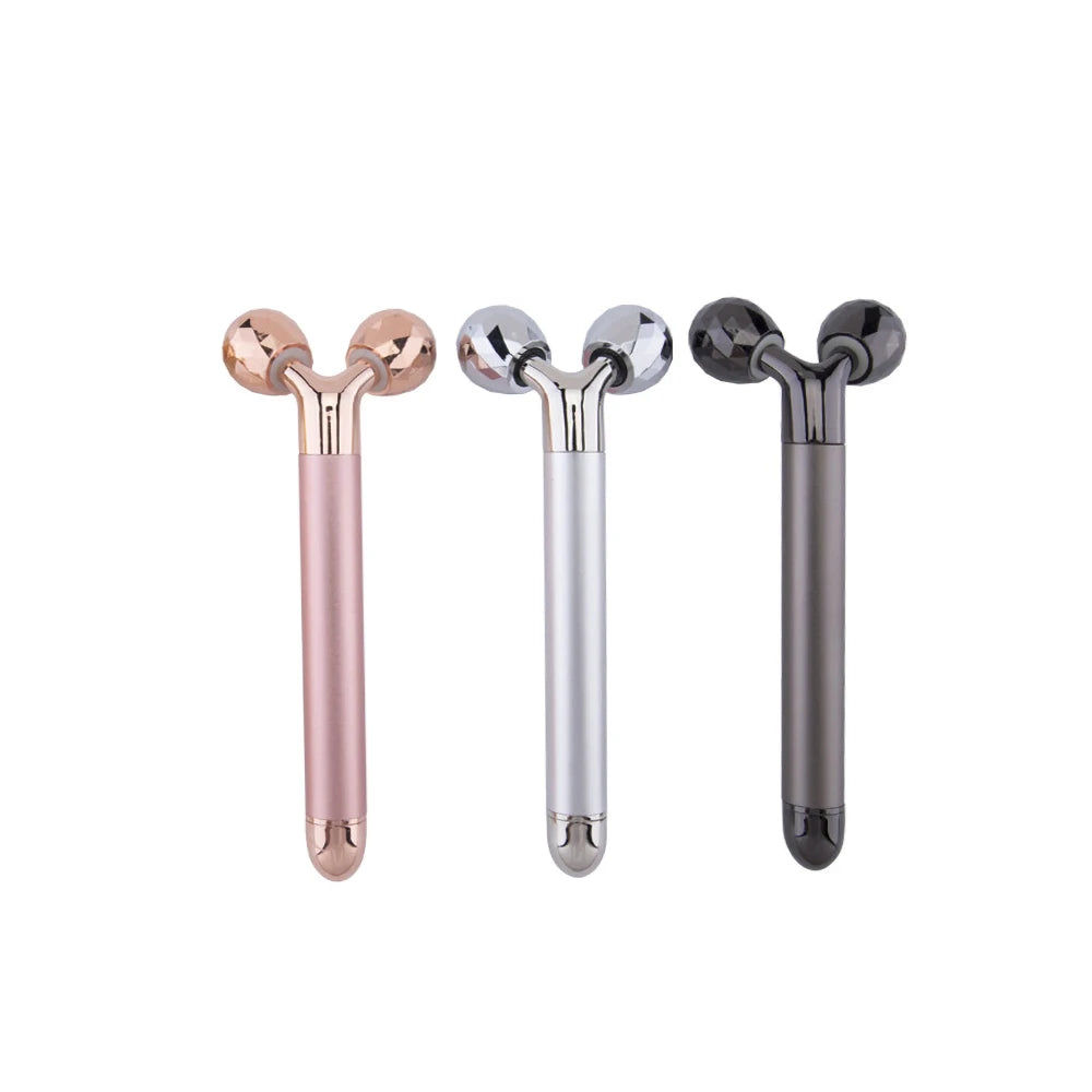Electric Roller Beauty Bar Vibrating Facial Roller Massager Skin Care