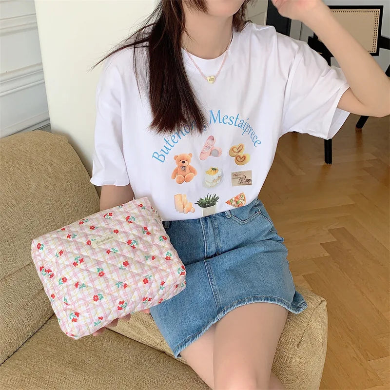 Women's Cosmetic Bags Cases Casual Ladies Small Storage Bag