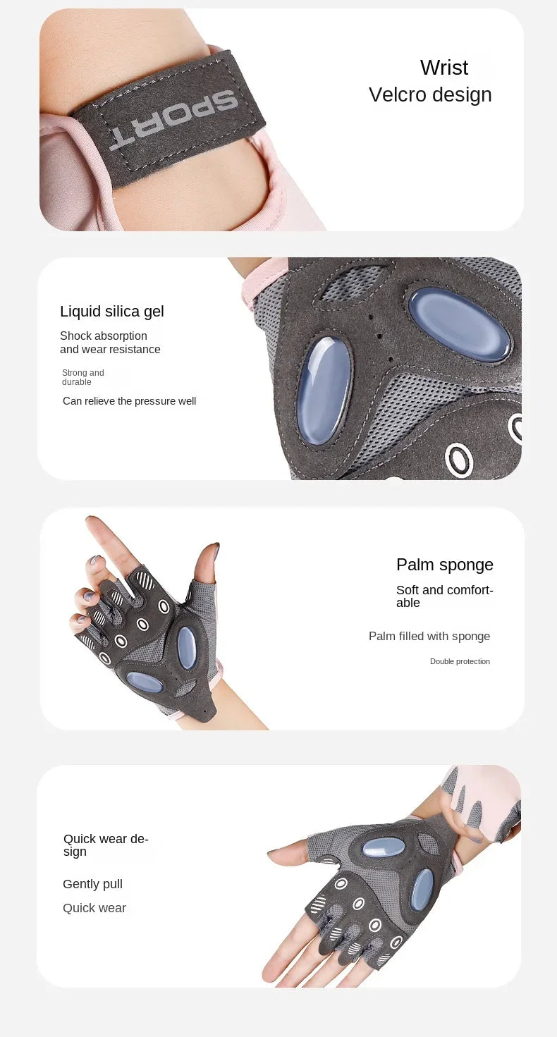 Gym Body Building Training Fitness Gloves Sports Weight Lifting