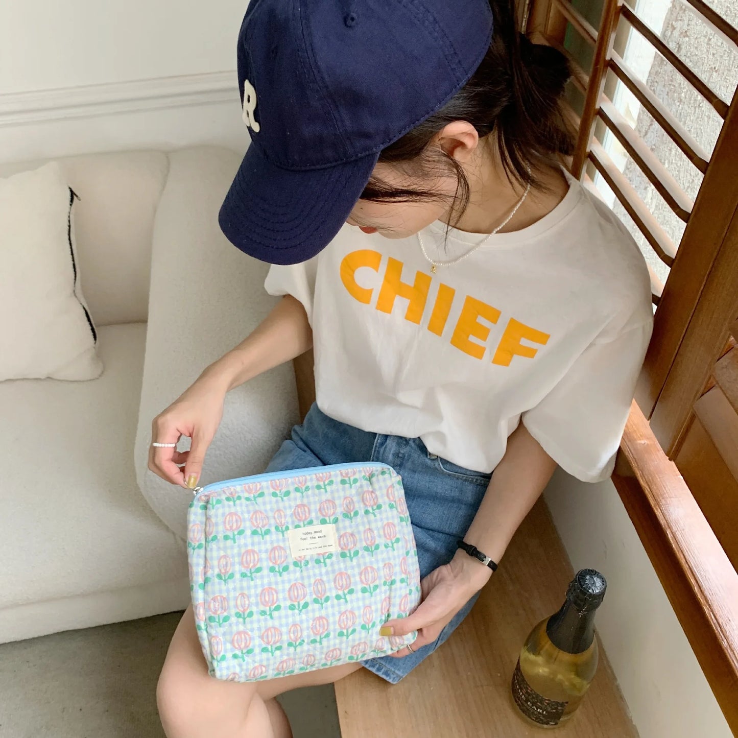 Women's Cosmetic Bags Cases Casual Ladies Small Storage Bag