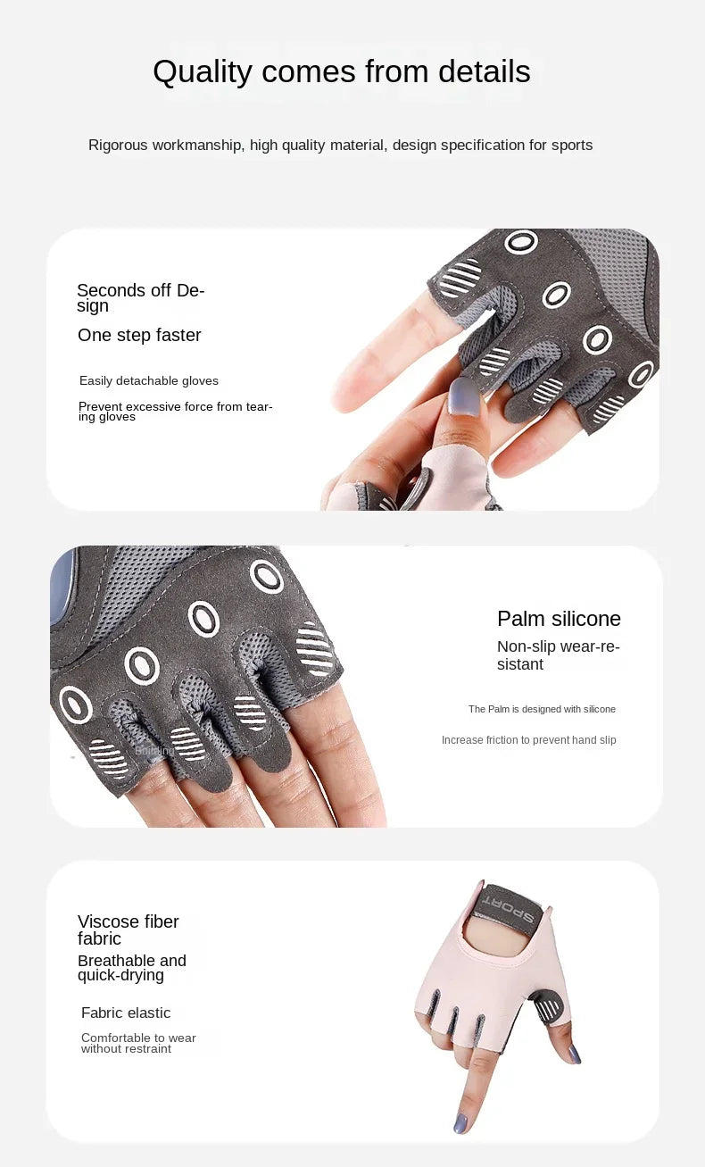 Gym Body Building Training Fitness Gloves Sports Weight Lifting