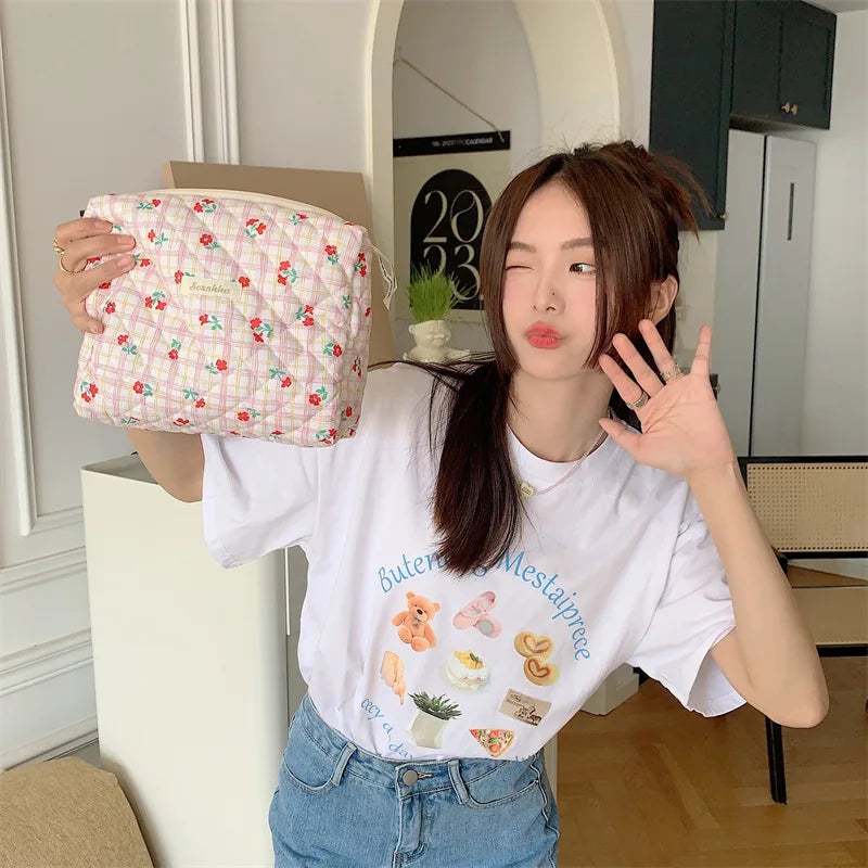 Women's Cosmetic Bags Cases Casual Ladies Small Storage Bag