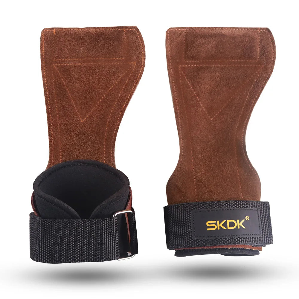 Gym For Men Women Cowhide Palm Guards Weightlifting Fitness