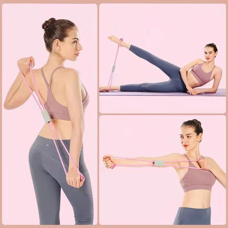 Rubber Pull Rope Training and Exercise Gym Equipment for Women