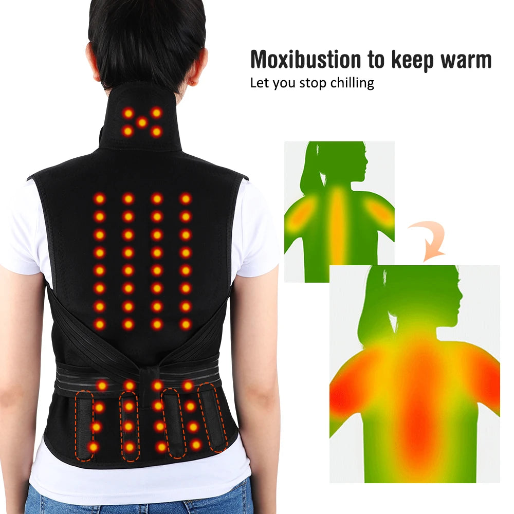 Magnet Heated Vest Magnetic Self-Heating Thermal Clothing