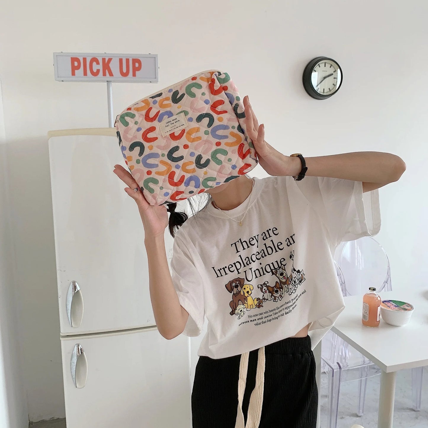 Women's Cosmetic Bags Cases Casual Ladies Small Storage Bag