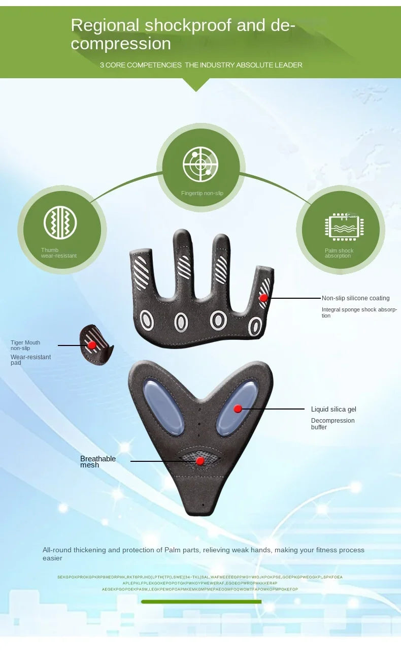 Gym Body Building Training Fitness Gloves Sports Weight Lifting