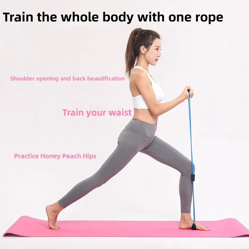 Rubber Pull Rope Training and Exercise Gym Equipment for Women