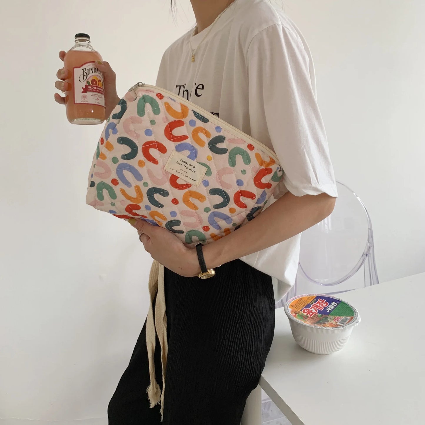 Women's Cosmetic Bags Cases Casual Ladies Small Storage Bag
