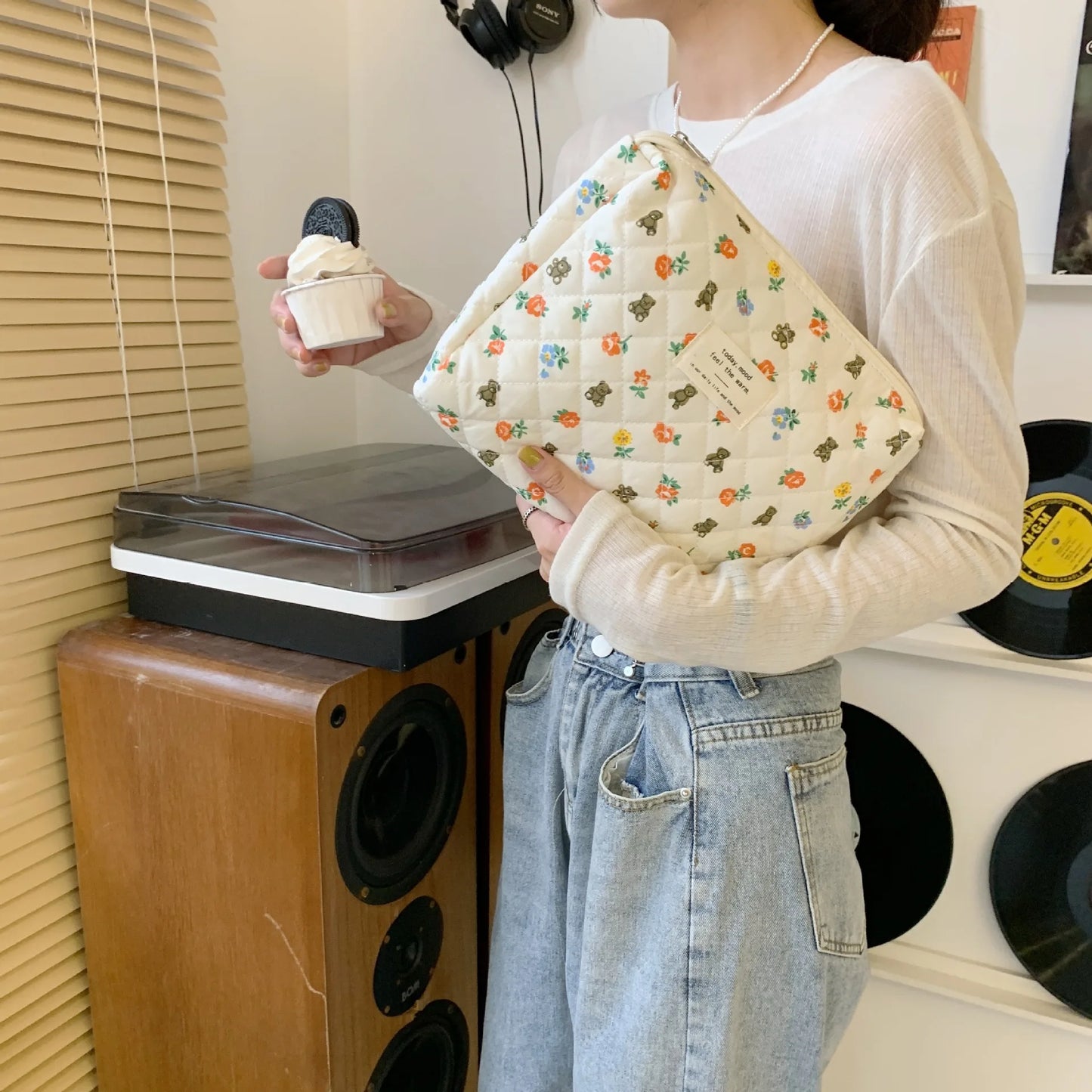 Women's Cosmetic Bags Cases Casual Ladies Small Storage Bag