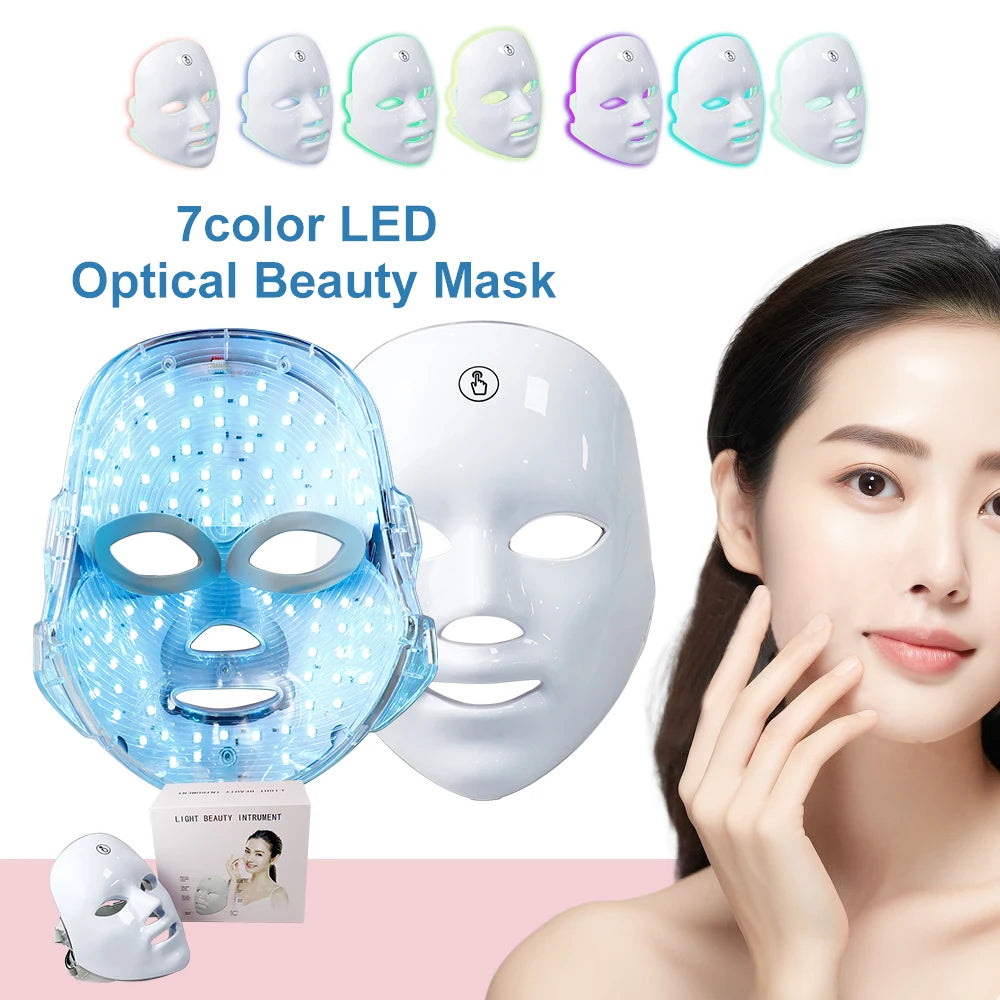 LED Facial Mask Therapy Face Skin Care Mask Anti Therapy Skin