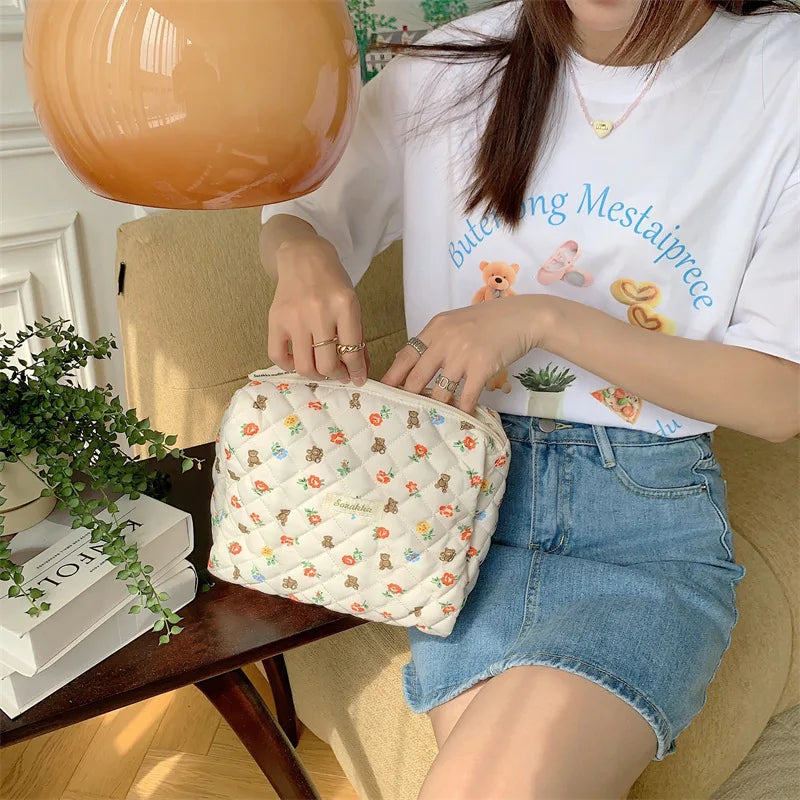 Women's Cosmetic Bags Cases Casual Ladies Small Storage Bag