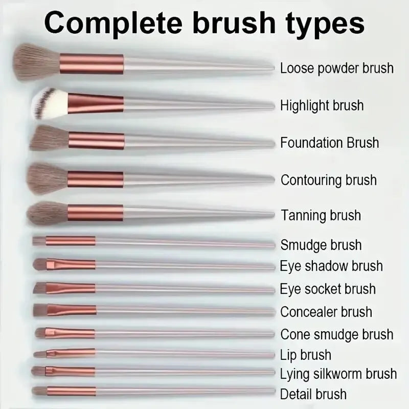 Makeup Brush Set Soft Fluffy Professional Cosmetic Eyeshadow