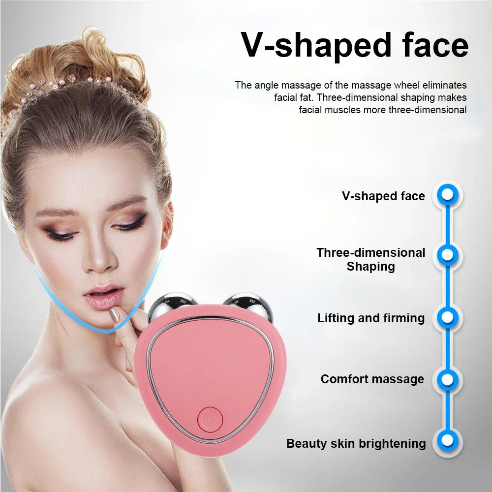 Facial Electric Face Lifting Roller Massager Face Skin Beauty Care