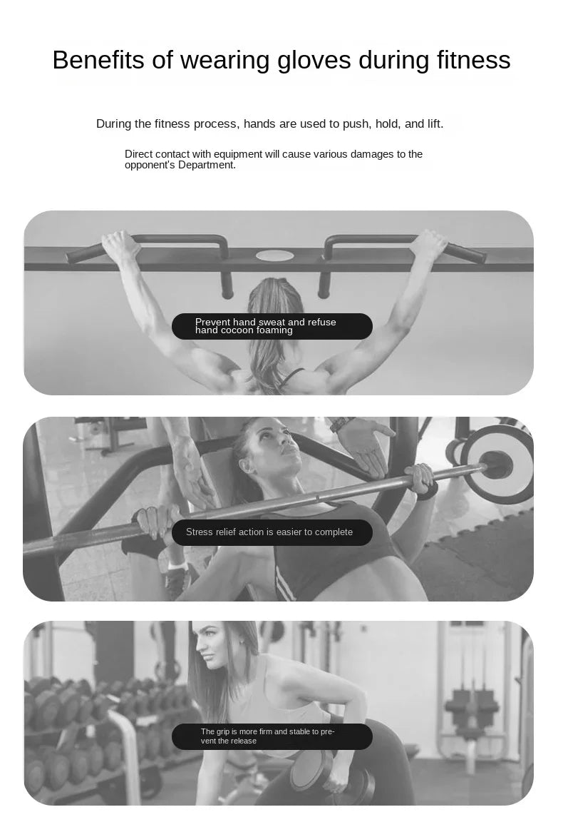 Gym Body Building Training Fitness Gloves Sports Weight Lifting