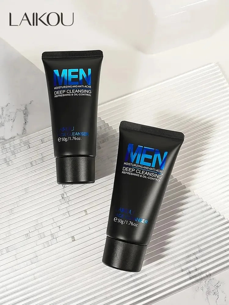 Men Facial Cleanser Face Washing Moisturizing Man Skin Care