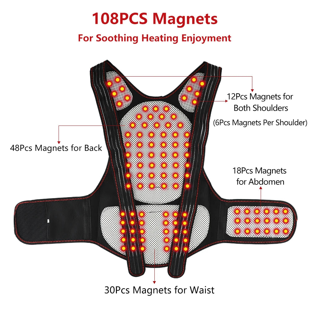 Magnet Heated Vest Magnetic Self-Heating Thermal Clothing
