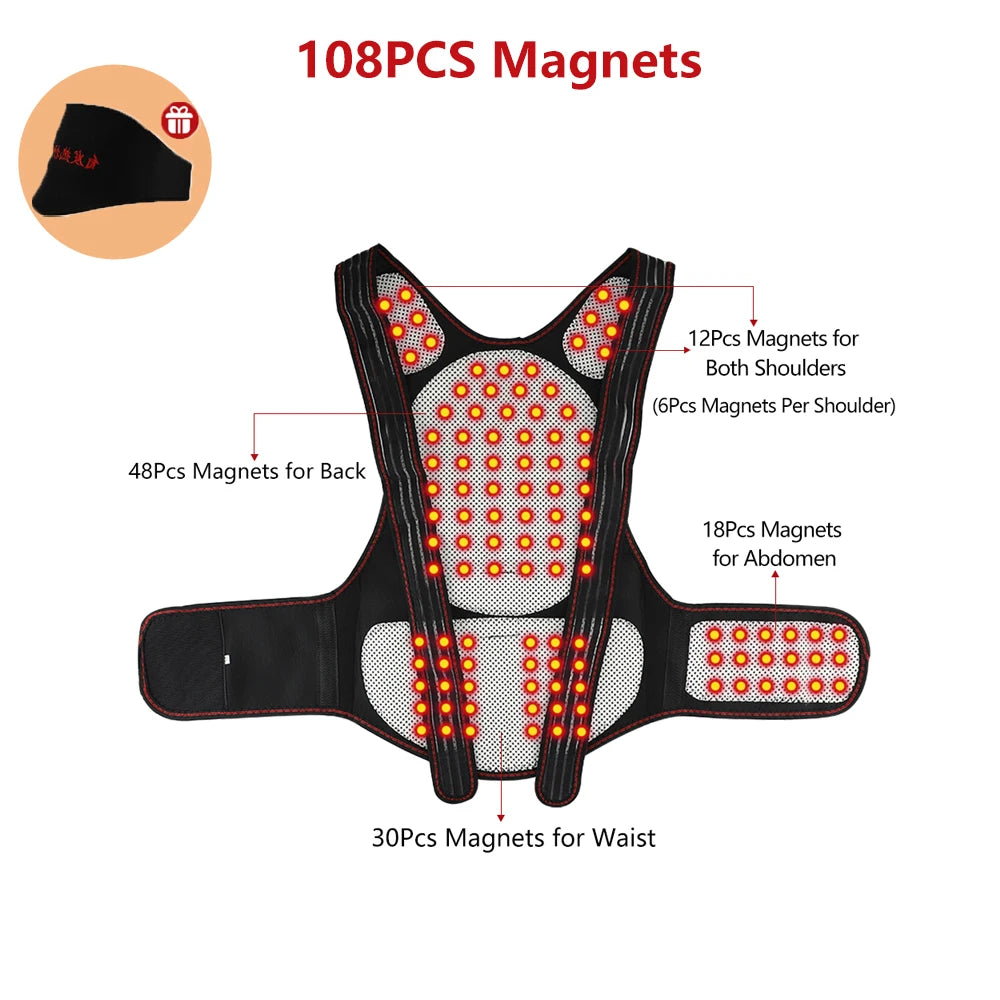 Magnet Heated Vest Magnetic Self-Heating Thermal Clothing