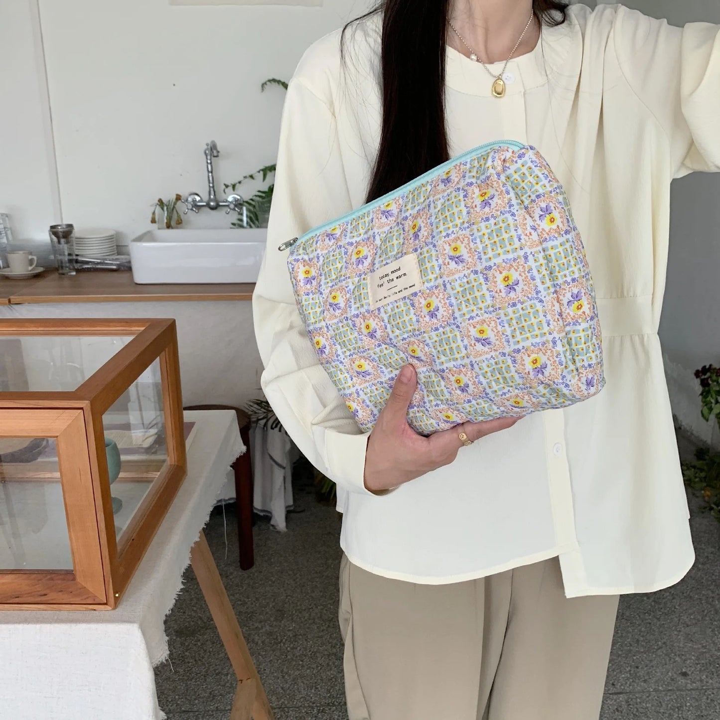 Women's Cosmetic Bags Cases Casual Ladies Small Storage Bag