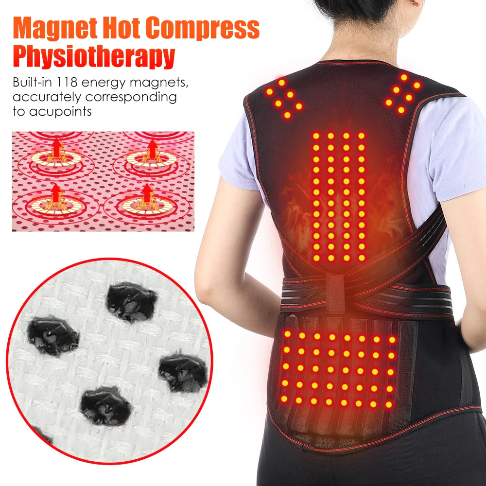 Magnet Heated Vest Magnetic Self-Heating Thermal Clothing