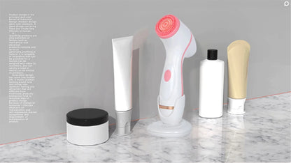 Facial Cleansing Brush Sonic Face Spin Brush Set Facial System