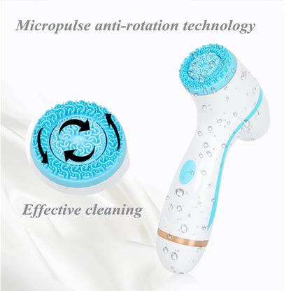 Facial Cleansing Brush Sonic Face Spin Brush Set Facial System