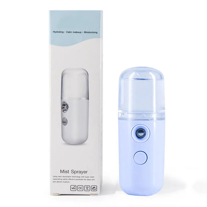 Facial Sprayer  Humidifier Rechargeable Nebulizer Face Steamer