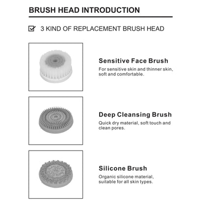 Facial Cleansing Brush Sonic Face Spin Brush Set Facial System