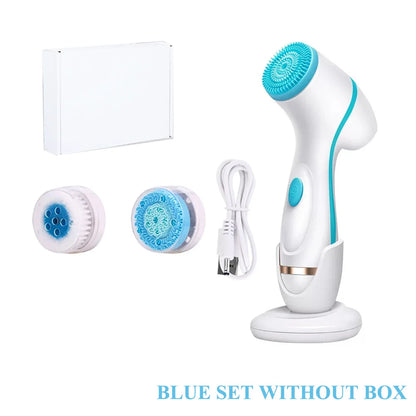 Facial Cleansing Brush Sonic Face Spin Brush Set Facial System