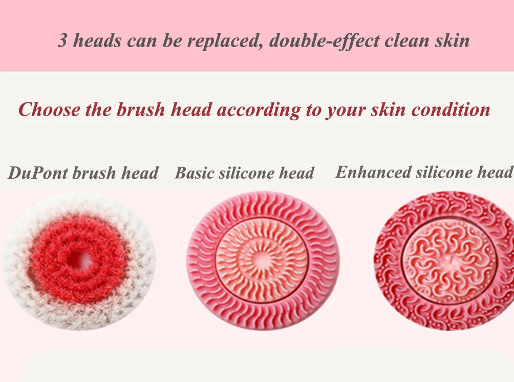 Facial Cleansing Brush Sonic Face Spin Brush Set Facial System