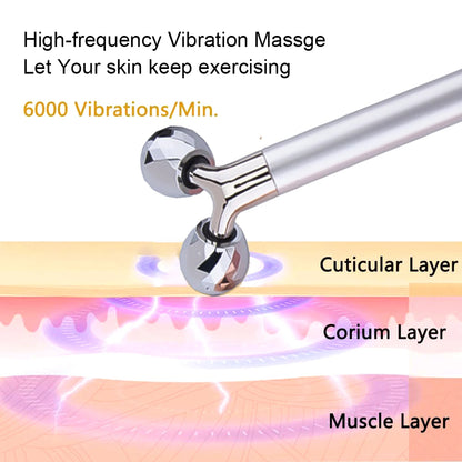 Electric Roller Beauty Bar Vibrating Facial Roller Massager Skin Care