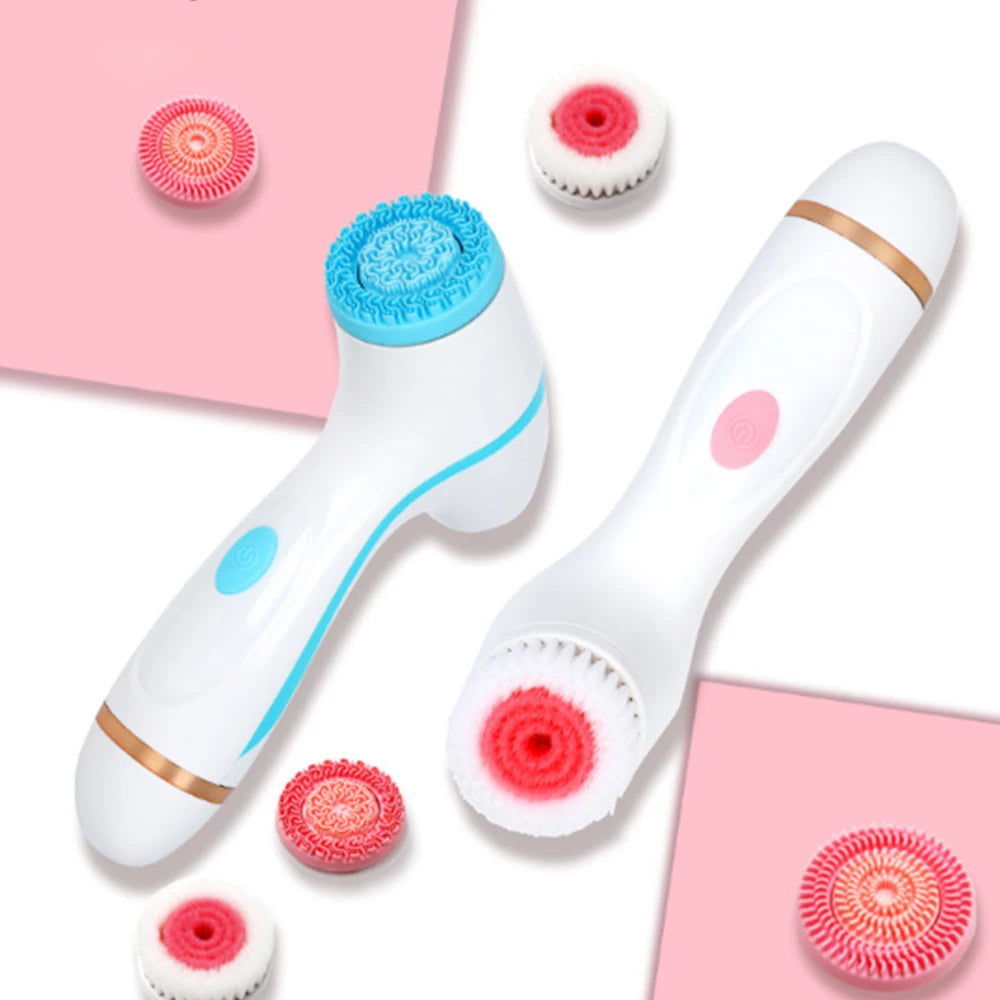 Facial Cleansing Brush Sonic Face Spin Brush Set Facial System