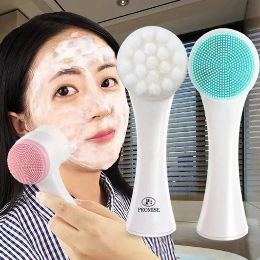 Facial Wash  Manual Cleansing Brush Facial Cleanser Soft