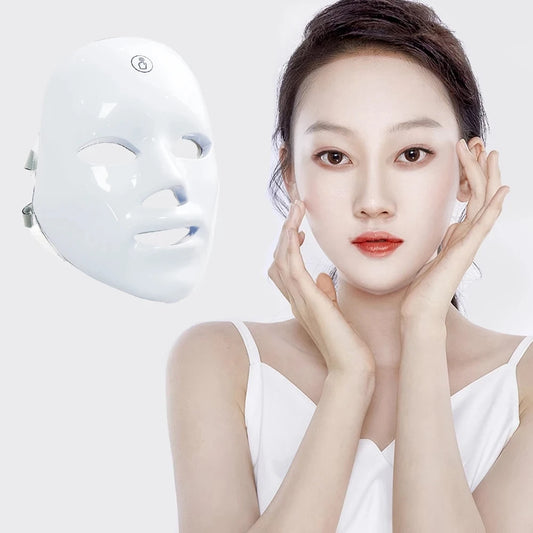 LED Facial Mask Therapy Face Skin Care Mask Anti Therapy Skin
