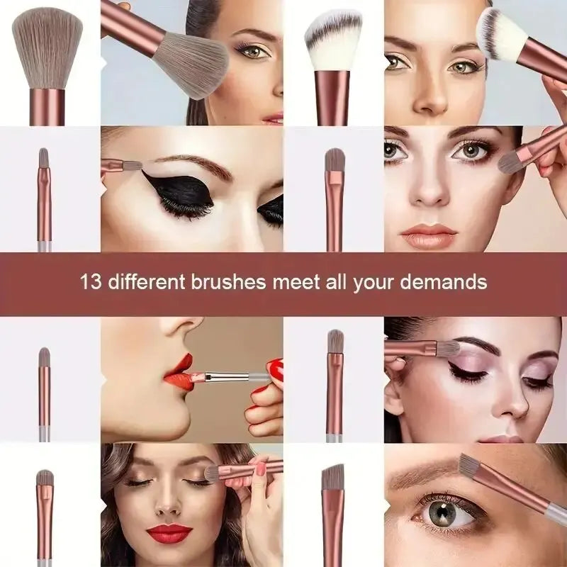 Makeup Brush Set Soft Fluffy Professional Cosmetic Eyeshadow