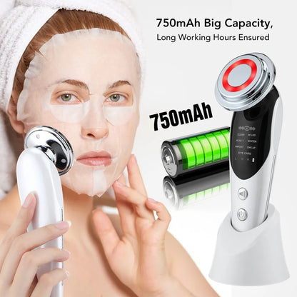 Face Lifting Device EMS Microcurrent Skin LED Facial Neck Massager