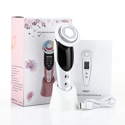 Face Lifting Device EMS Microcurrent Skin LED Facial Neck Massager