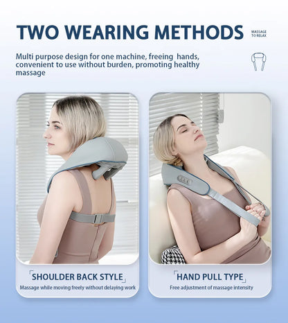 Portable Mini Relaxer Dredge Kneading Smart Electric Wrap Heated