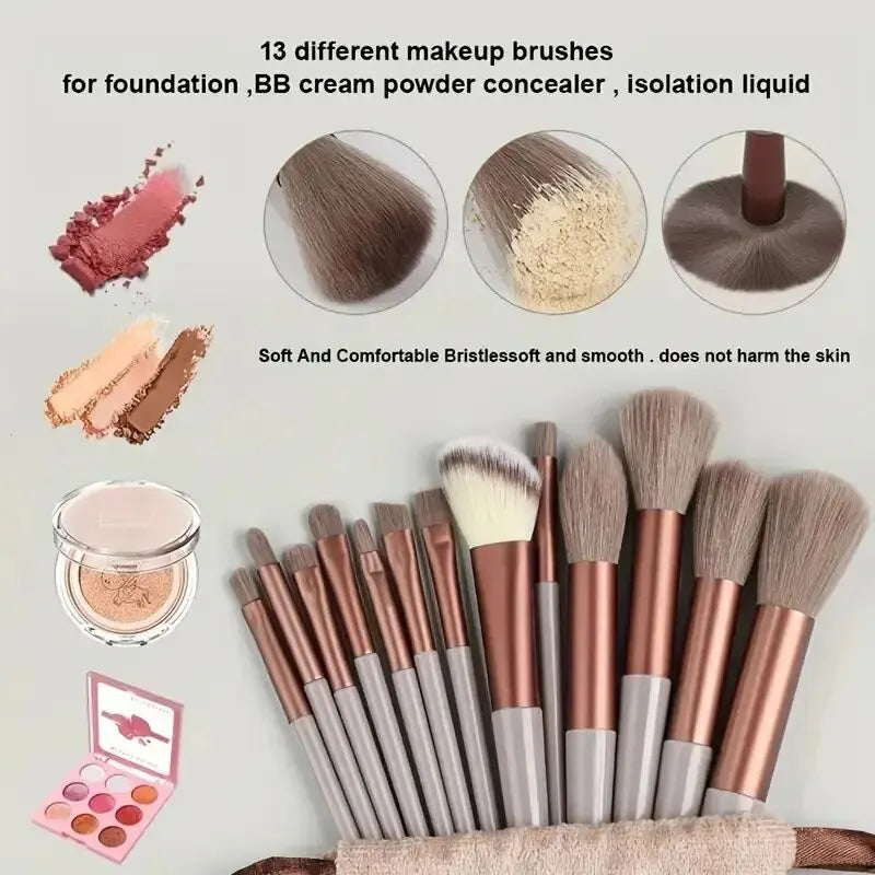 Makeup Brush Set Soft Fluffy Professional Cosmetic Eyeshadow