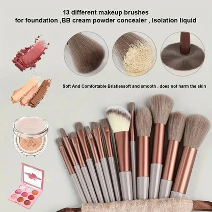 Makeup Brush Set Soft Fluffy Professional Cosmetic Eyeshadow