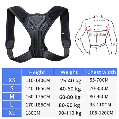 Verstelbare Rug- en Schoudercorrector – Clavicle Support Posture Brace