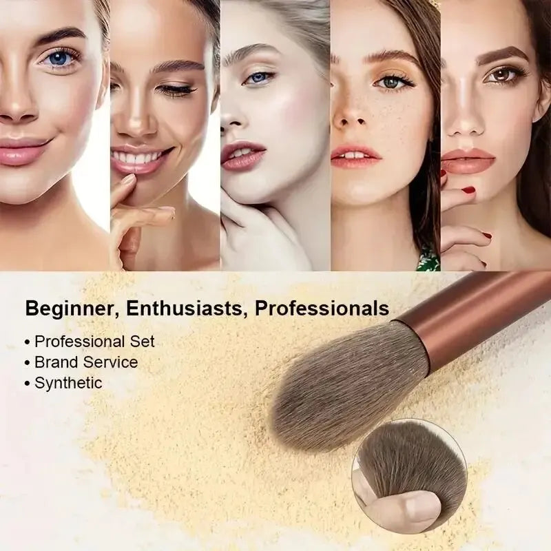 Makeup Brush Set Soft Fluffy Professional Cosmetic Eyeshadow
