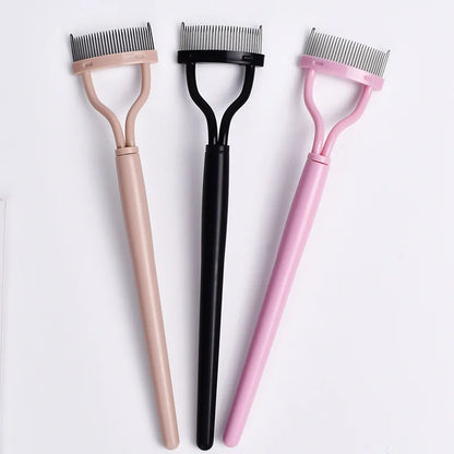 Eyelash Separator Metal Teeth Straight Eyelash Curler Beauty Makeup
