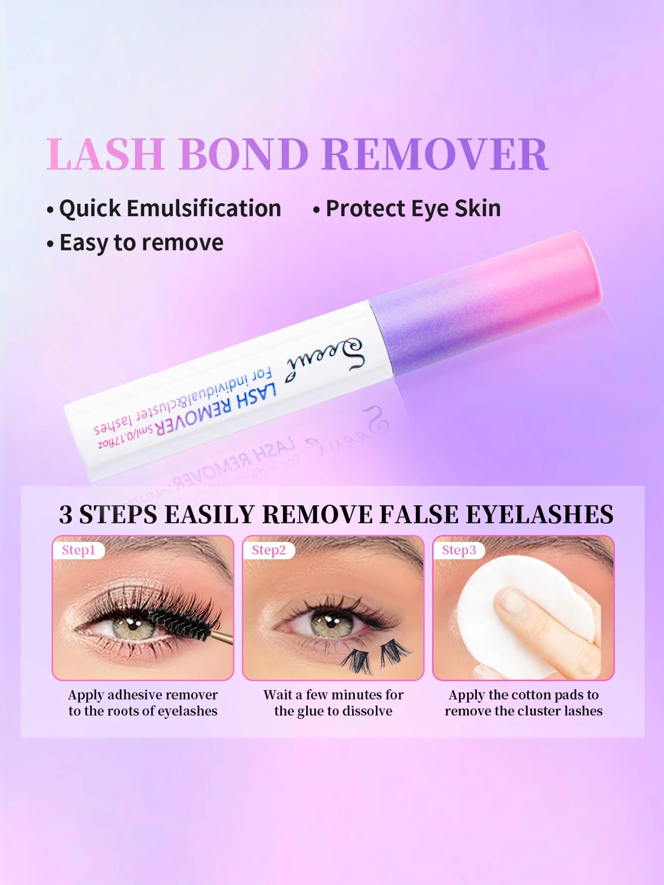 Eyelash Glue and Seal for Eyelash Clusters Strong Fixed tool