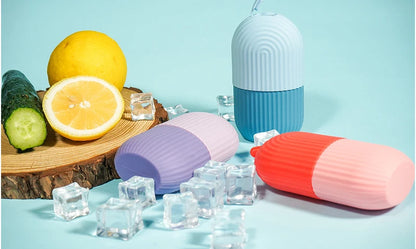 Silicone Ice Facial Roller Skin Care Beauty Lifting Contouring Tools