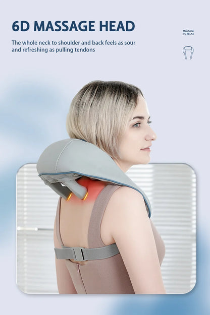 Portable Mini Relaxer Dredge Kneading Smart Electric Wrap Heated