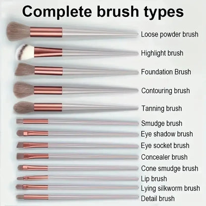 Makeup Brush Set Soft Fluffy Professional Cosmetic Eyeshadow