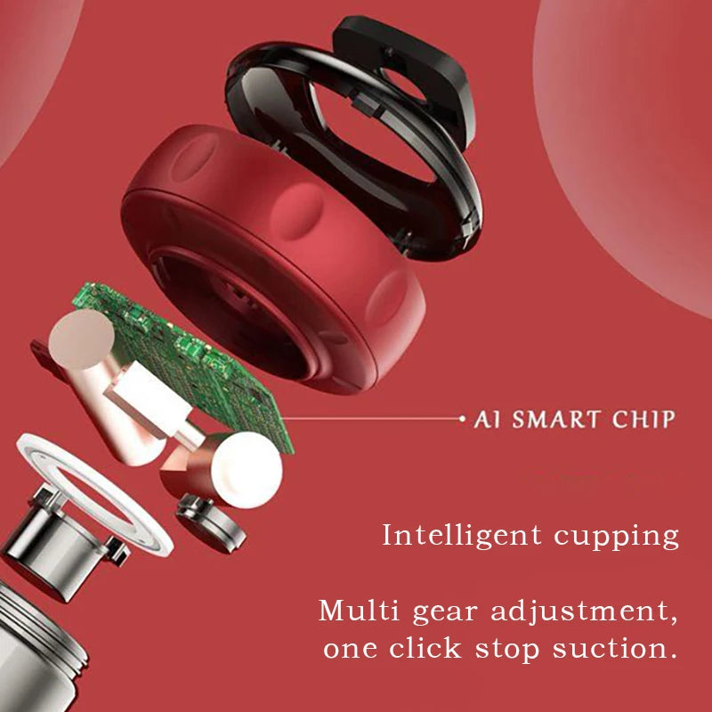 Body Scraping Massage Smart Electric Vacuum Cupping Heating