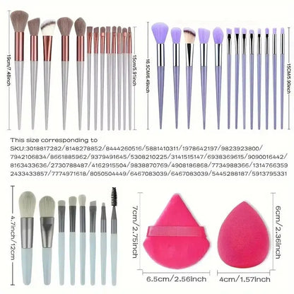 Makeup Brush Set Soft Fluffy Professional Cosmetic Eyeshadow