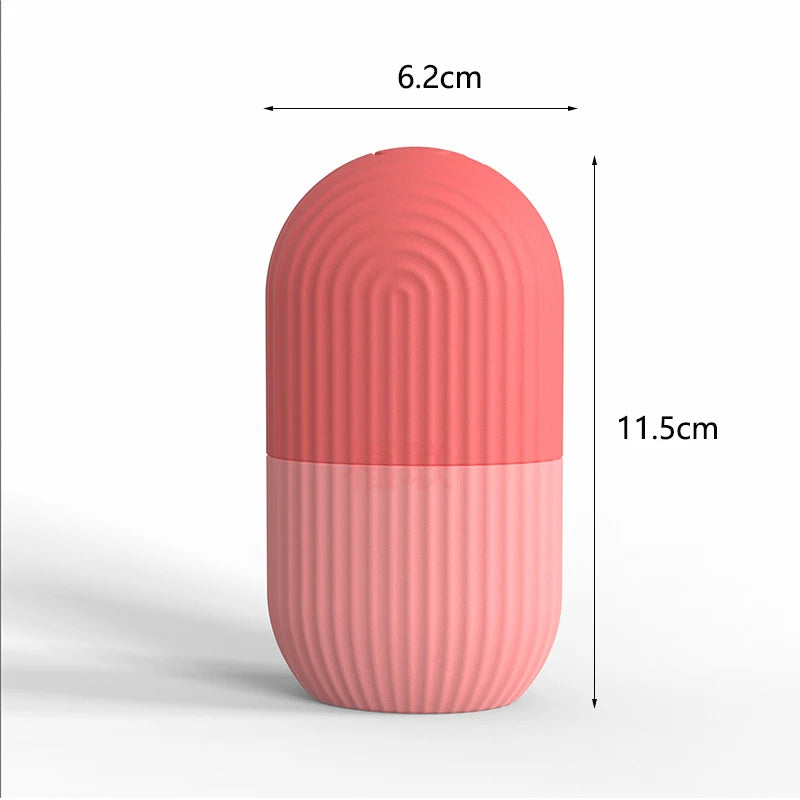 Silicone Ice Facial Roller Skin Care Beauty Lifting Contouring Tools